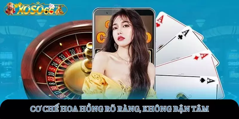 Cơ chế thưởng hoa hồng rõ ràng, không khuất tất