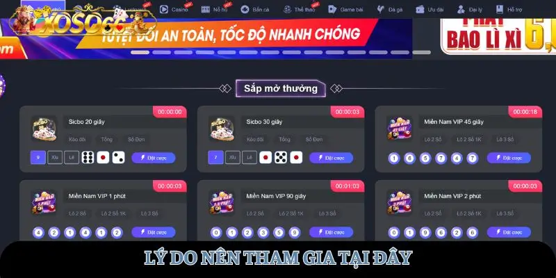 Lý do nên tham gia tại đây