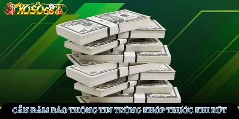 Người chơi cần đảm bảo thông tin tài khoản trùng khớp